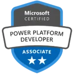 Power Platform Developer Associate Certification Badge